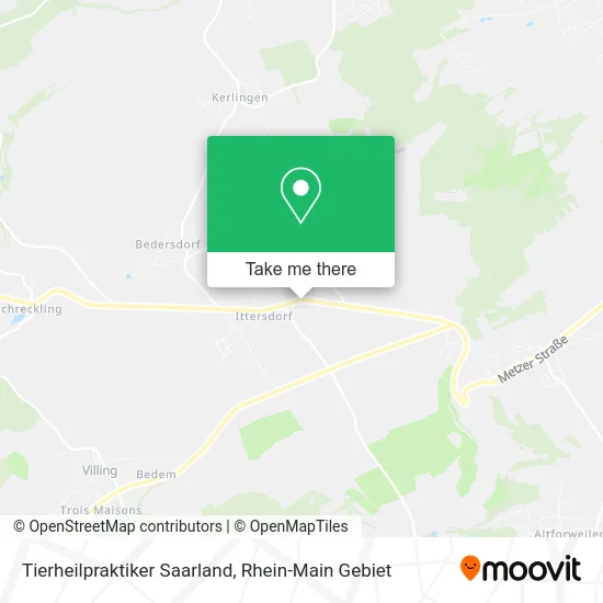 Карта Tierheilpraktiker Saarland