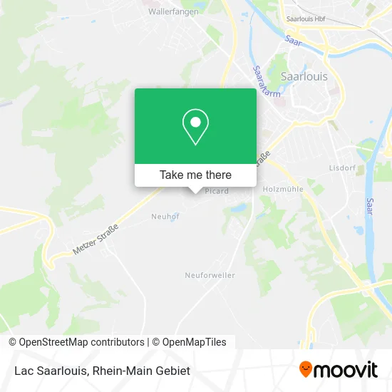 Карта Lac Saarlouis