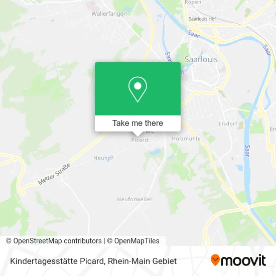 Карта Kindertagesstätte Picard
