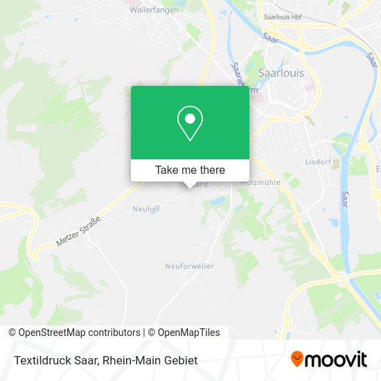 Карта Textildruck Saar