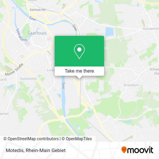 Карта Motedis