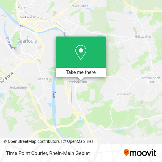 Time Point Courier map