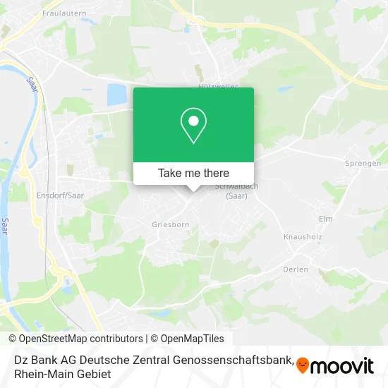 Dz Bank AG Deutsche Zentral Genossenschaftsbank map