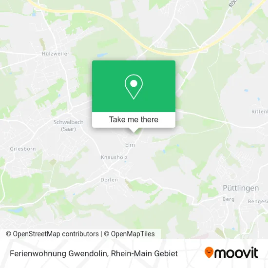 Карта Ferienwohnung Gwendolin