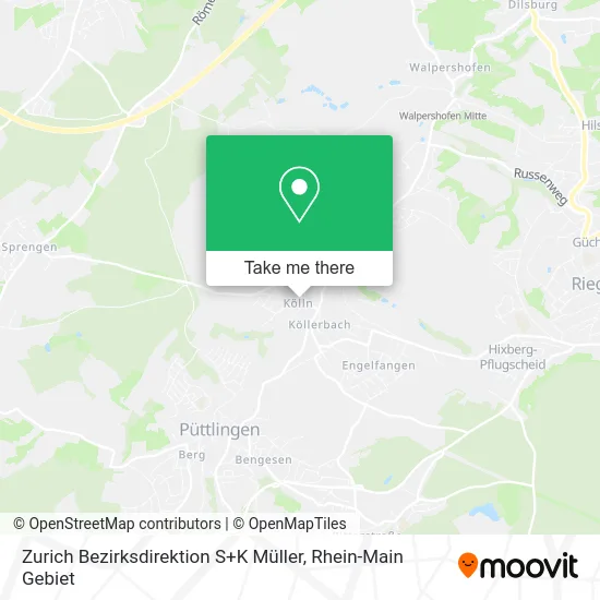 Карта Zurich Bezirksdirektion S+K Müller