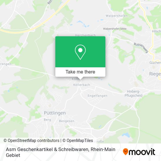 Карта Asm Geschenkartikel & Schreibwaren