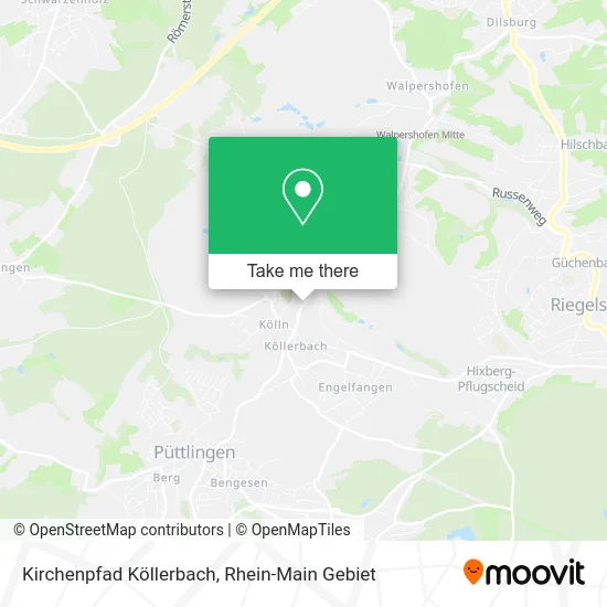 Карта Kirchenpfad Köllerbach