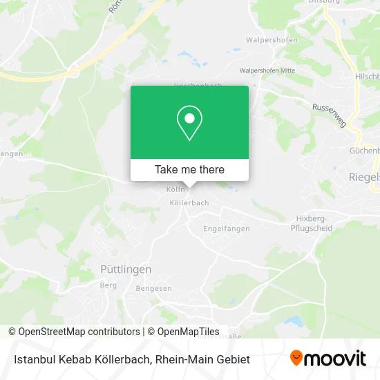 Карта Istanbul Kebab Köllerbach