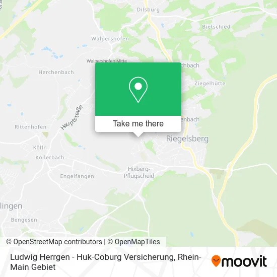 Карта Ludwig Herrgen - Huk-Coburg Versicherung