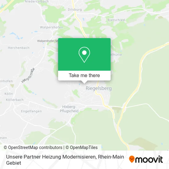 Карта Unsere Partner Heizung Modernisieren