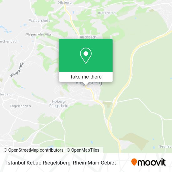 Карта Istanbul Kebap Riegelsberg