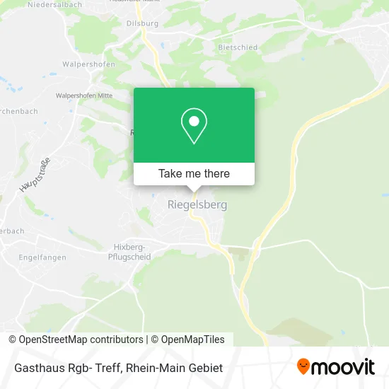 Карта Gasthaus Rgb- Treff