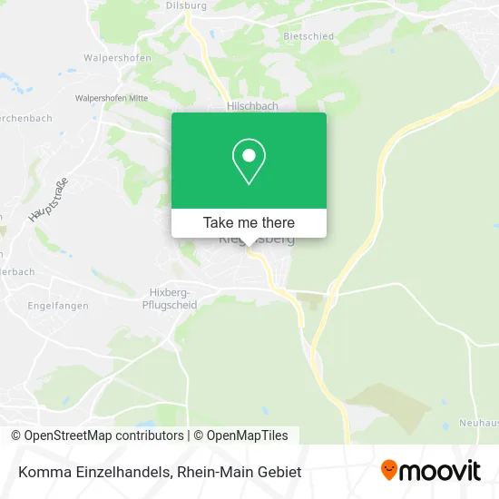 Карта Komma Einzelhandels