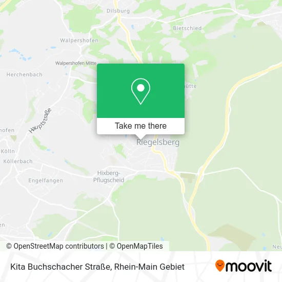 Карта Kita Buchschacher Straße