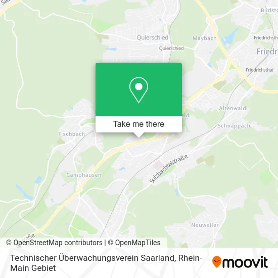 Technischer Überwachungsverein Saarland map