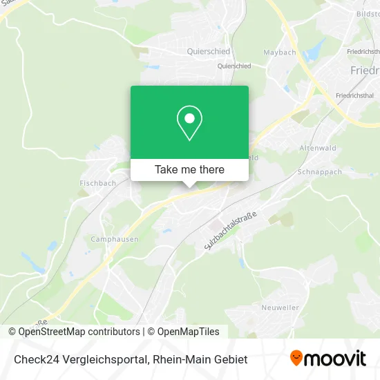 Карта Check24 Vergleichsportal