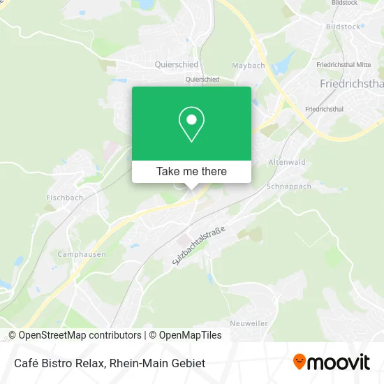 Карта Café Bistro Relax