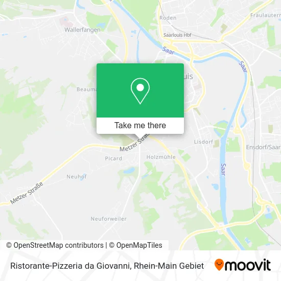 Ristorante-Pizzeria da Giovanni map