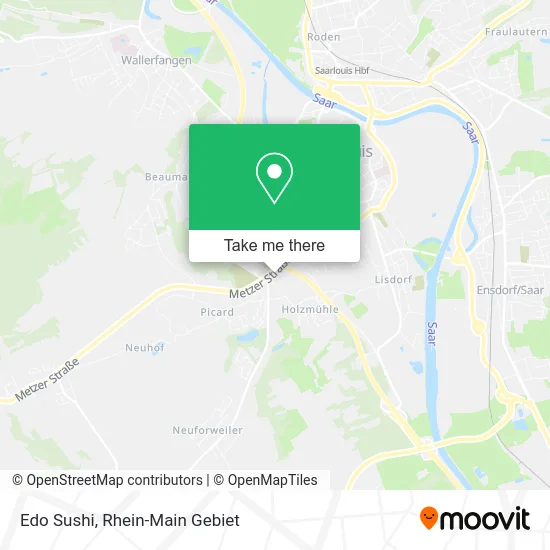 Edo Sushi map