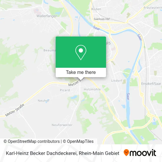 Карта Karl-Heinz Becker Dachdeckerei
