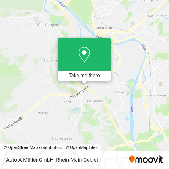 Карта Auto A Müller GmbH