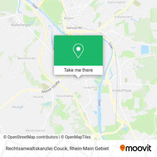 Карта Rechtsanwaltskanzlei Couck