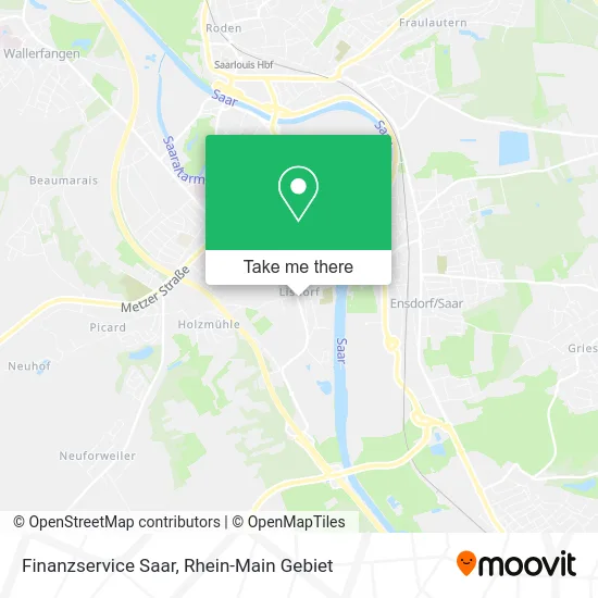 Карта Finanzservice Saar