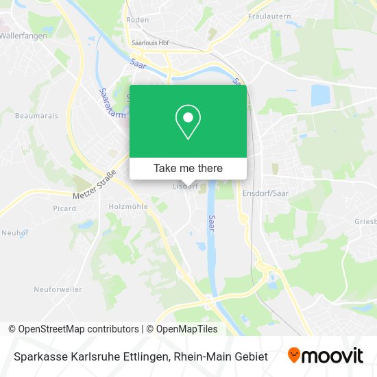 Карта Sparkasse Karlsruhe Ettlingen