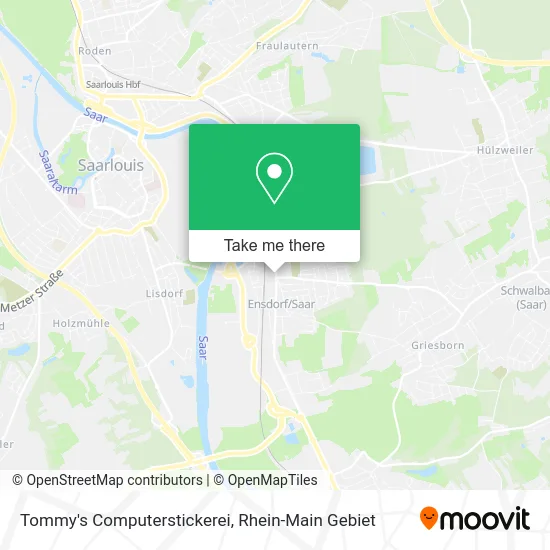 Карта Tommy's Computerstickerei