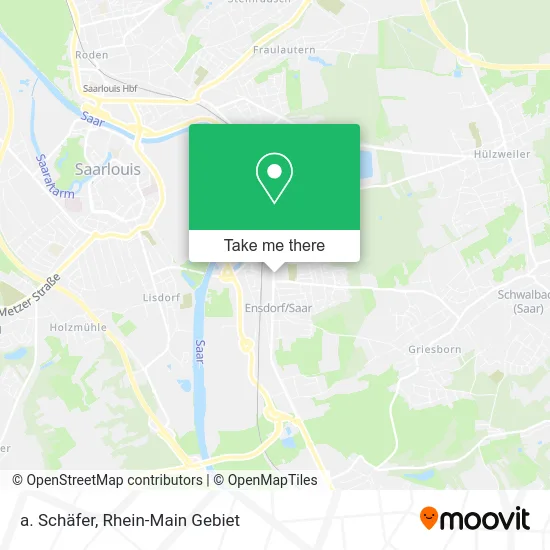 Карта a. Schäfer