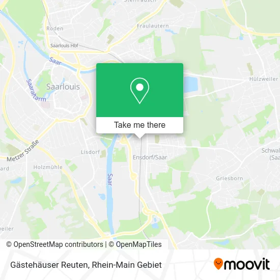Карта Gästehäuser Reuten