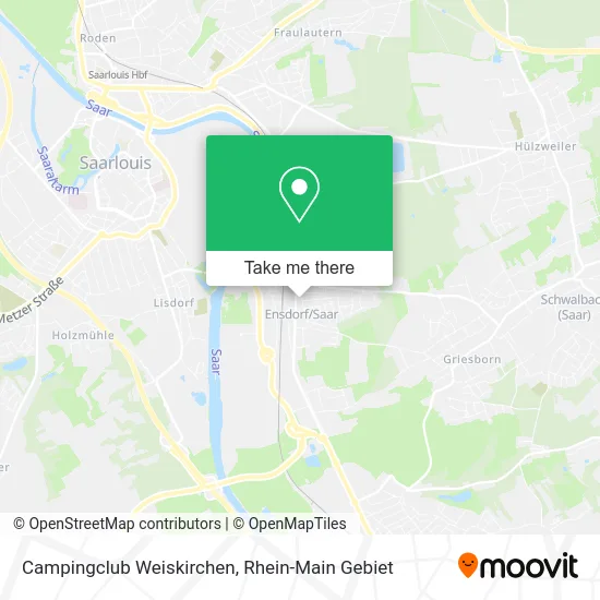 Карта Campingclub Weiskirchen