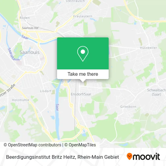 Карта Beerdigungsinstitut Britz Heitz