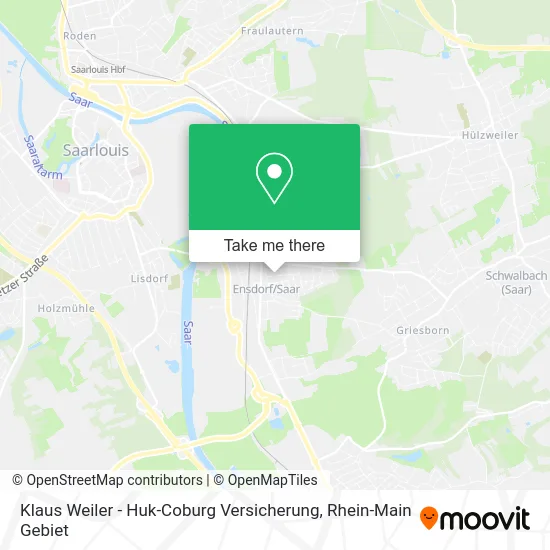 Klaus Weiler - Huk-Coburg Versicherung map