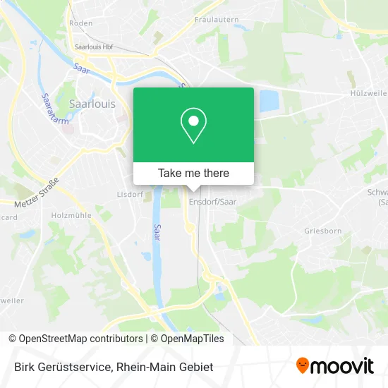 Карта Birk Gerüstservice