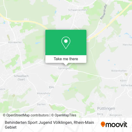 Карта Behinderten Sport Jugend Völklingen