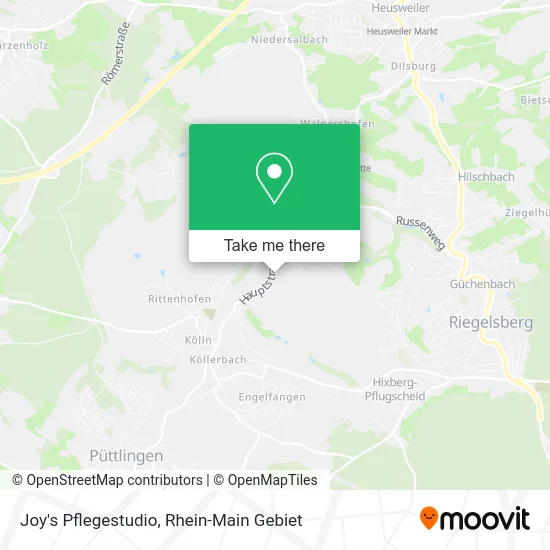 Joy's Pflegestudio map