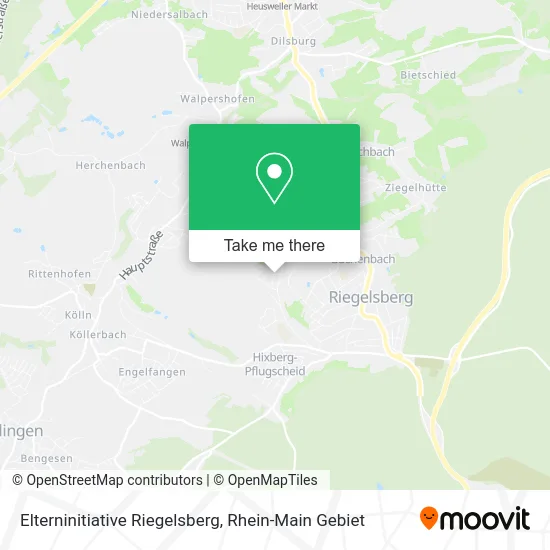 Карта Elterninitiative Riegelsberg