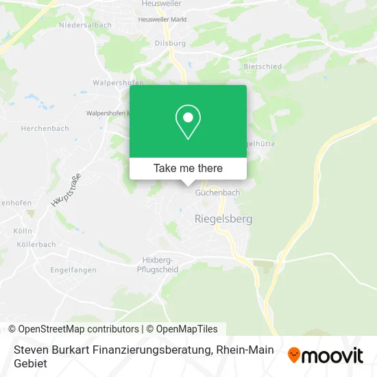 Карта Steven Burkart Finanzierungsberatung