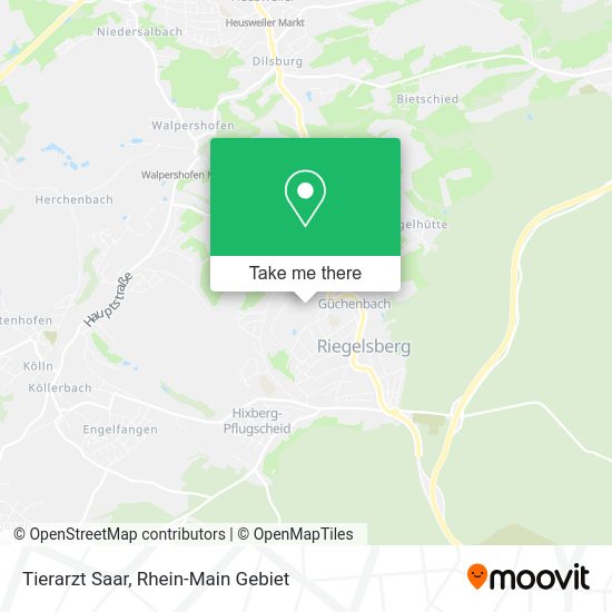 Карта Tierarzt Saar