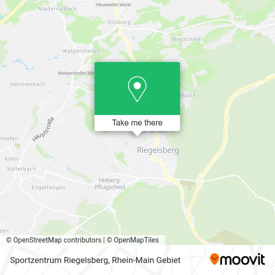 Карта Sportzentrum Riegelsberg