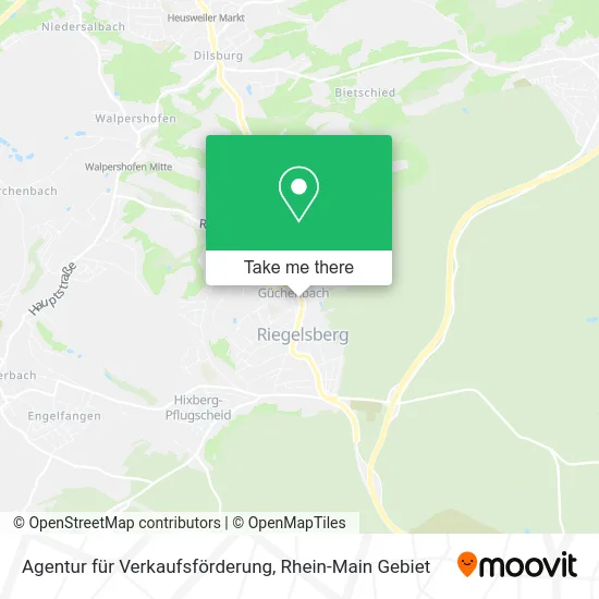Карта Agentur für Verkaufsförderung