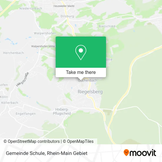 Карта Gemeinde Schule