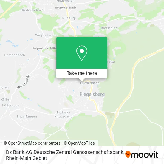 Dz Bank AG Deutsche Zentral Genossenschaftsbank map