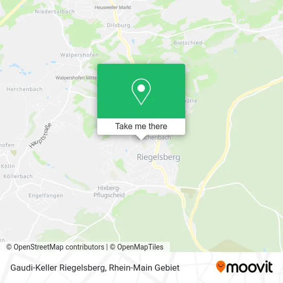 Карта Gaudi-Keller Riegelsberg