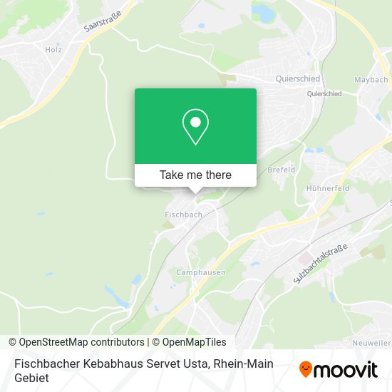 Карта Fischbacher Kebabhaus Servet Usta