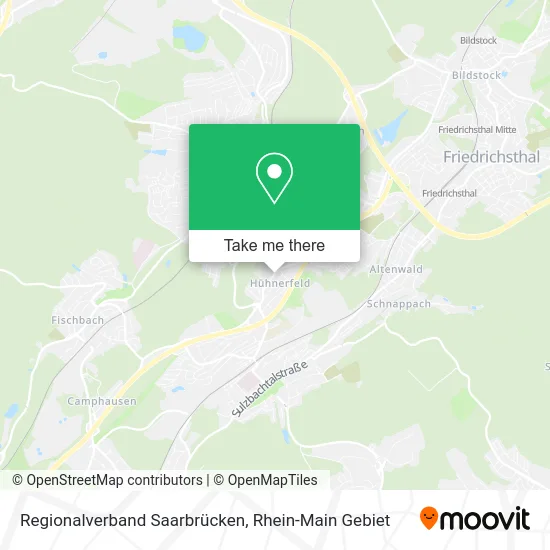 Карта Regionalverband Saarbrücken
