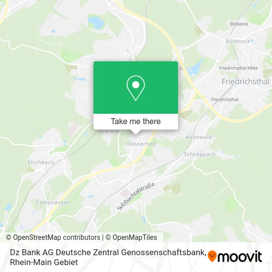 Карта Dz Bank AG Deutsche Zentral Genossenschaftsbank