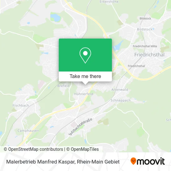 Malerbetrieb Manfred Kaspar map