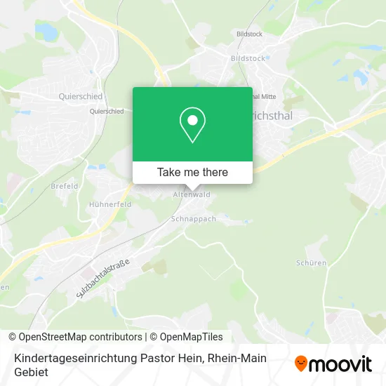 Карта Kindertageseinrichtung Pastor Hein